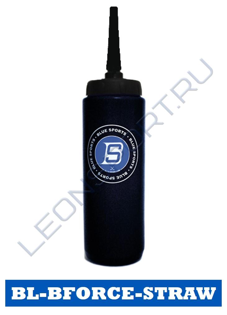 Бутыль BLUESPORT BLACK BOTTLE 850 ML STRAWCUP