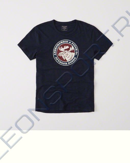 Футболка A&F LOGO OUTDOOR GOODS SR (A68)