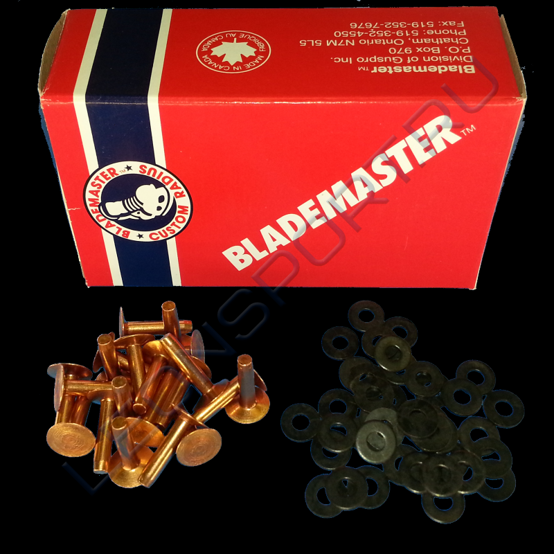 Клепки медные с шайбой BLADEMASTER 1" 711-1000 CR (100 шт. в уп.)