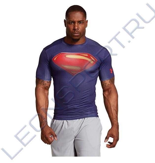 Компрессионное белье UNDER ARMOUR Alter Ego Superman верх SS(цвет лого)