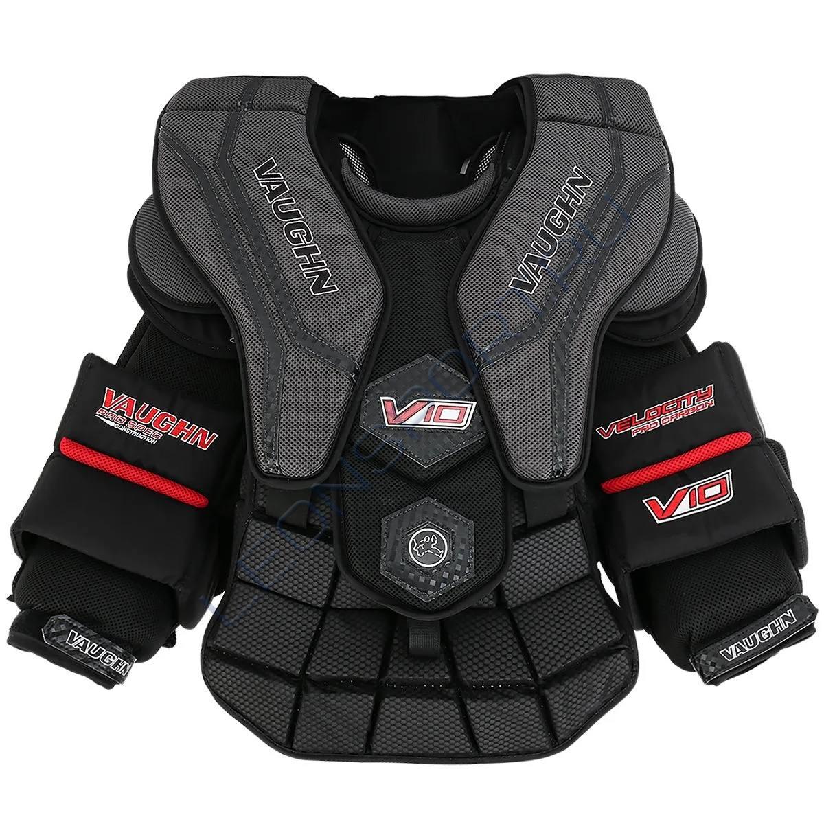Нагрудник хоккейный VAUGHN вратарский VELOCITY V10 Pro Carbon SR