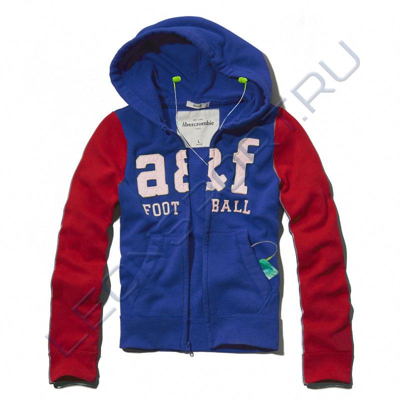 Толстовка с капюшоном A&F Football ZIP SR